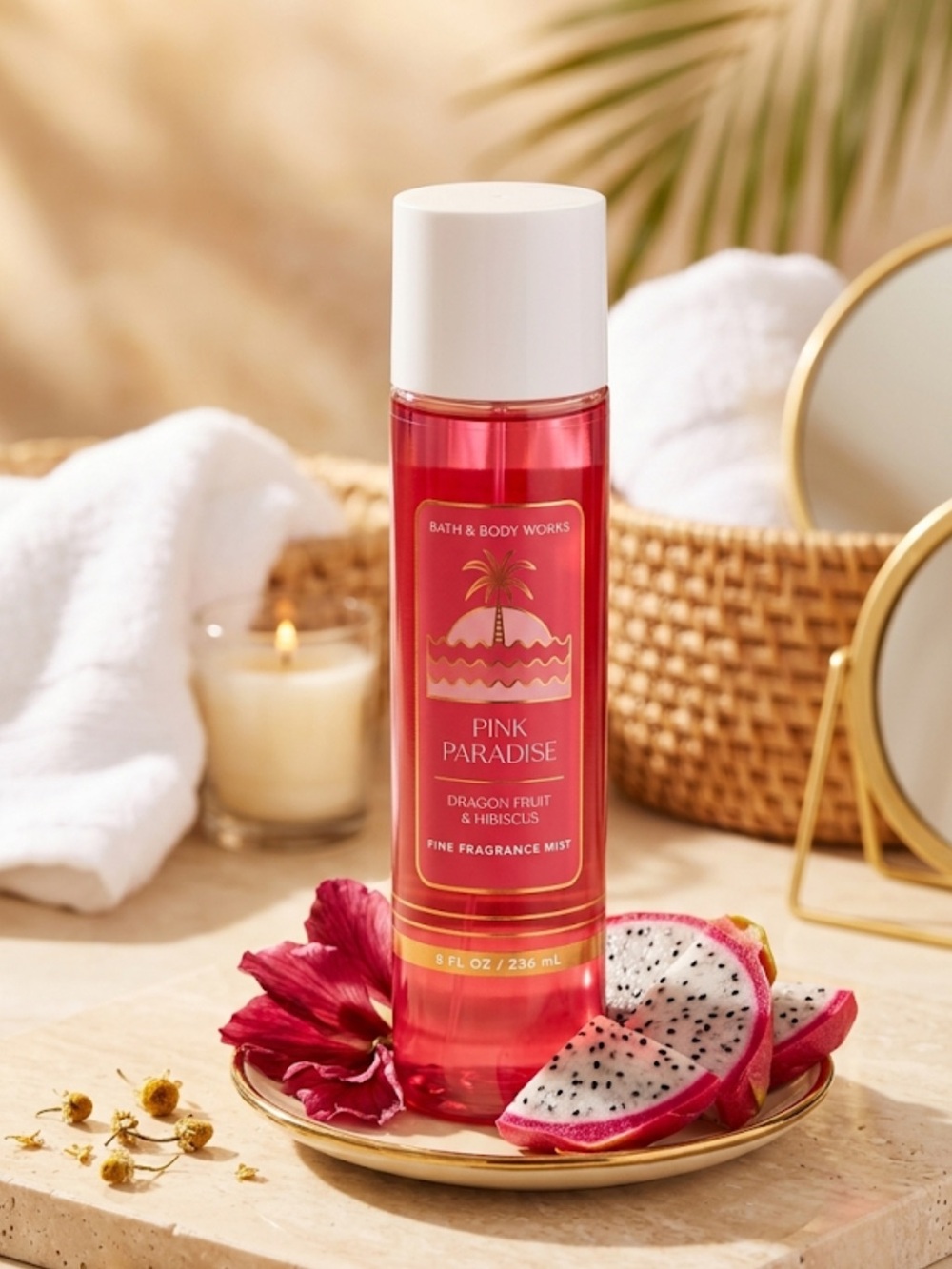 Bath & Body Works Pink Paradise Fine Fragrance Mist - New